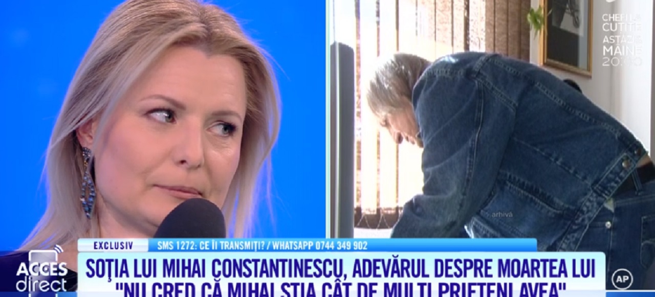 Văduva Lui Mihai Constantinescu Rugăminte Neașteptată In Direct La Tv
