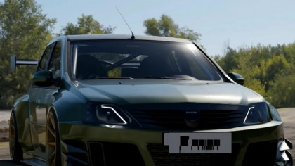 Nemții s-au jucat cu Dacia Logan. A fost transformată în mașină SUPER-SPORT